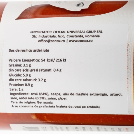 Sos de roșii cu ardei iute 500g