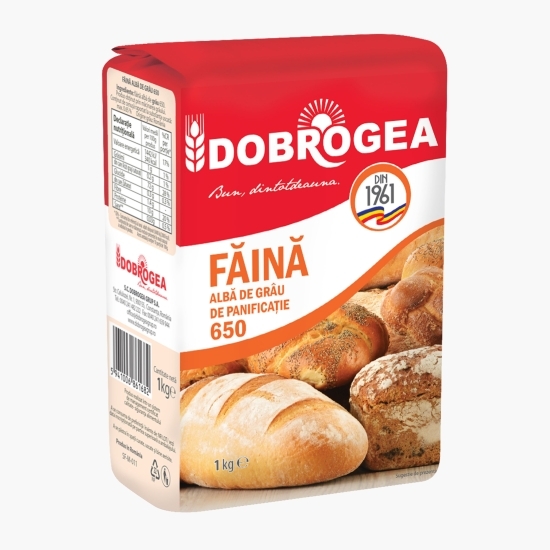 Făină albă de grâu 650 panificație 1kg