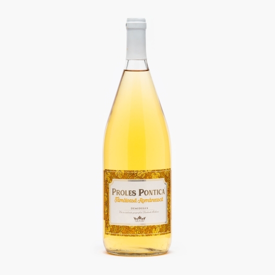 Vin alb demidulce Tămâioasă Românească, 11.5%, 1.5l