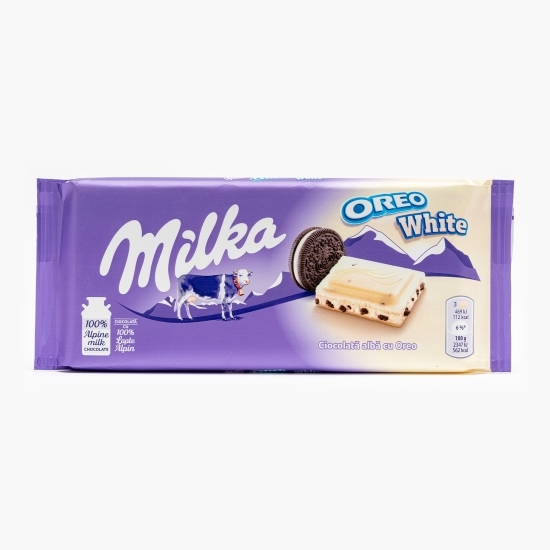 Ciocolată albă cu Oreo 100g