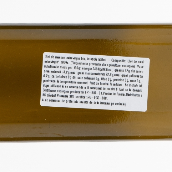 Ulei de măsline extravirgin eco 500ml