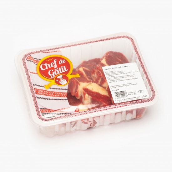 Antricot de vită feliat fără os 600g