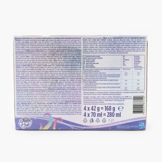 Înghețată de vanilie și căpșuni My Little Pony 4x70ml