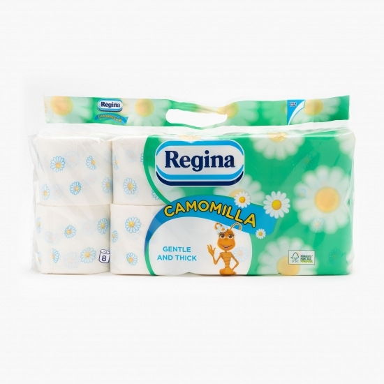 Hârtie igienică Camomilla 8 role,  3 straturi