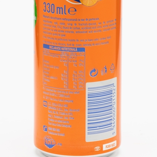 Băutură carbogazoasă de portocale 0.33l