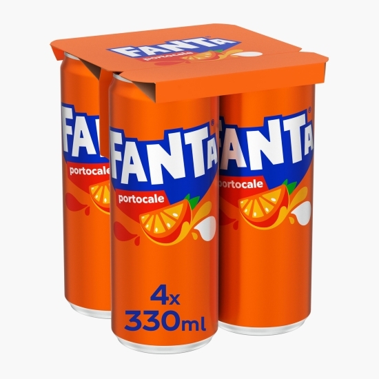 Băutură carbogazoasă de portocale doză 4x0.33l
