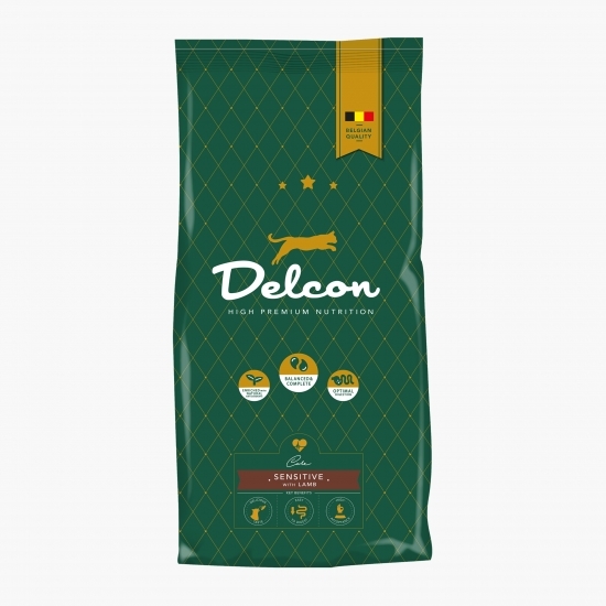 Hrană uscată pentru pisici, 8.75Kg, Sensitive cu miel 