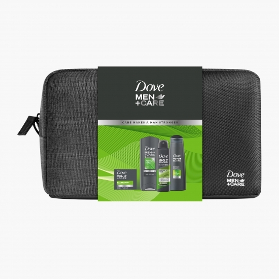 Set cadou gel de duș 250ml + antiperspirant spray 150ml + șampon 250ml + geantă pentru cosmetice