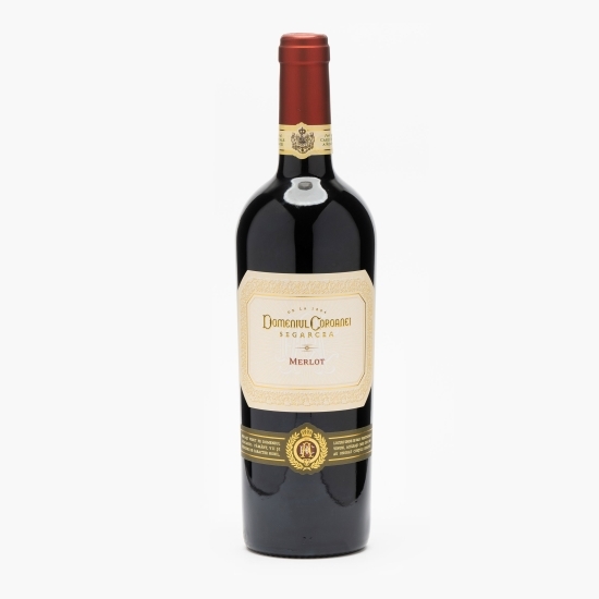 Vin roșu sec Merlot, 14%, 0.75l