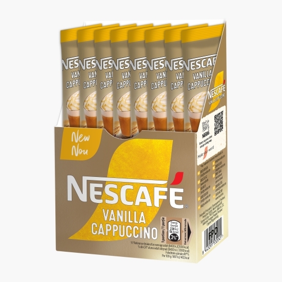 Mix de cafea instant Cappuccino Vanilla plicuri 8x14g