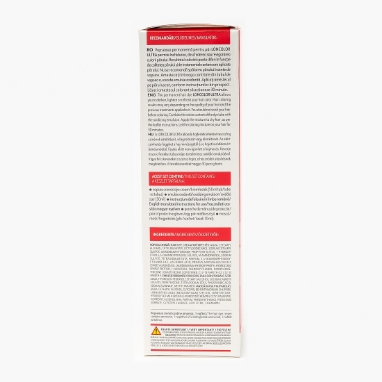 Vopsea permanentă pentru păr Ultra 7.62 Roșu grenadine 100ml