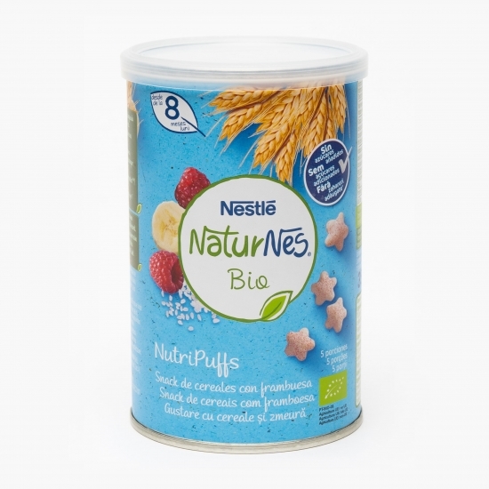 Gustare eco cu cereale și zmeură, +8 luni, 35g
