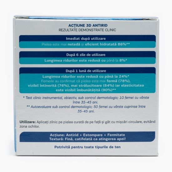 Cremă antirid de zi SPF15, Hyaluronic 3D, 50ml