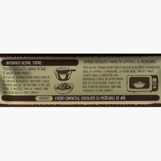 Ciocolată pentru prăjituri 50% cacao, 240g