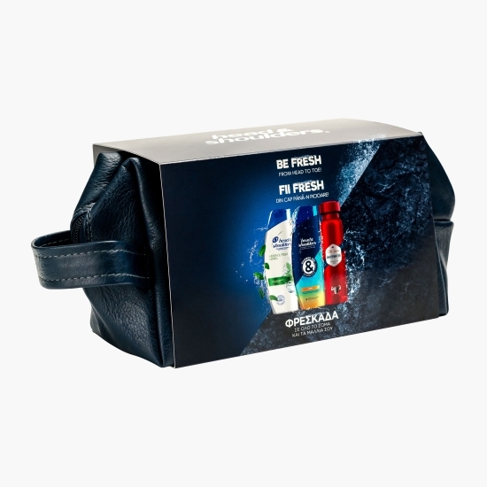 Set pentru bărbați: șampon + gel duș 2în1 + deodorant