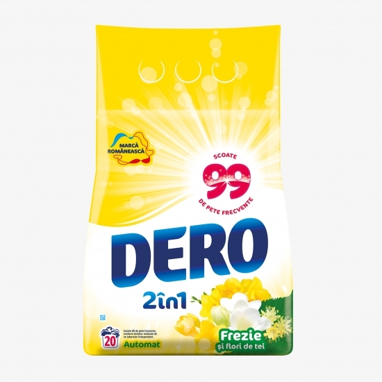 Detergent de rufe pudră automat 2în1, 20 spălări, 2kg