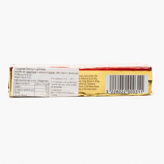 Unt nesărat, 82% grăsime, 100g