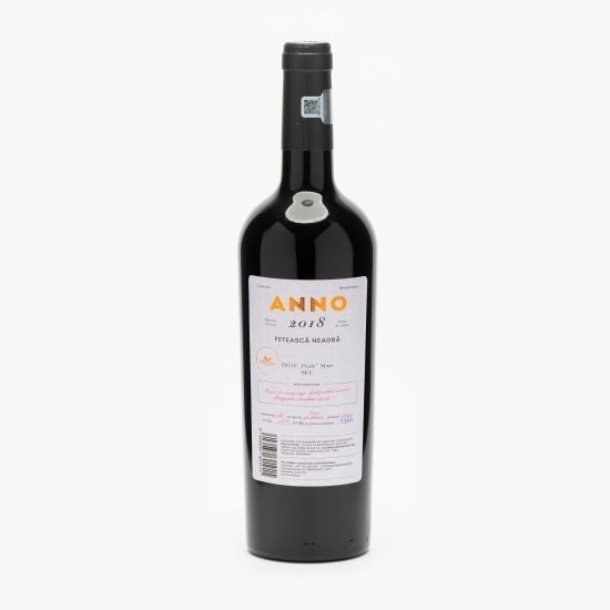 Vin roșu sec Fetească Neagră, 15.5%, 0.75l
