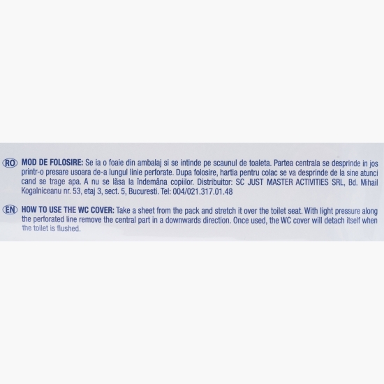 Hârtie pentru colac WC, 10buc