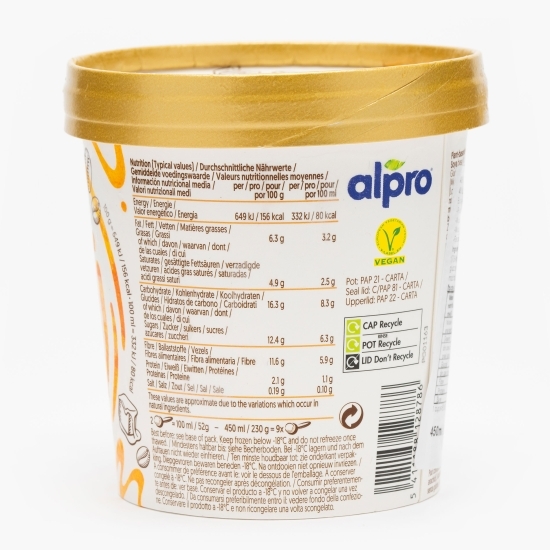 Înghețată pe bază de soia cu sirop de caramel-macchiato 230g
