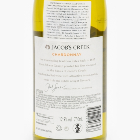 Vin alb sec Chardonnay, 12.9%, 750ml