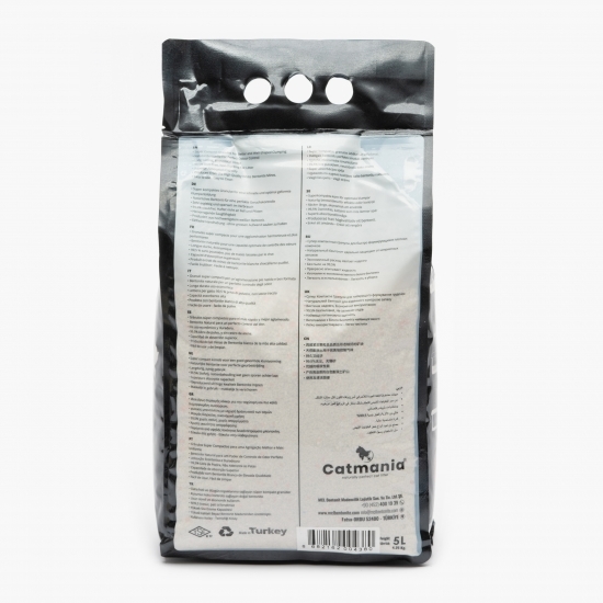 Granule așternut igienic pentru pisici, parfum de portocale 5l