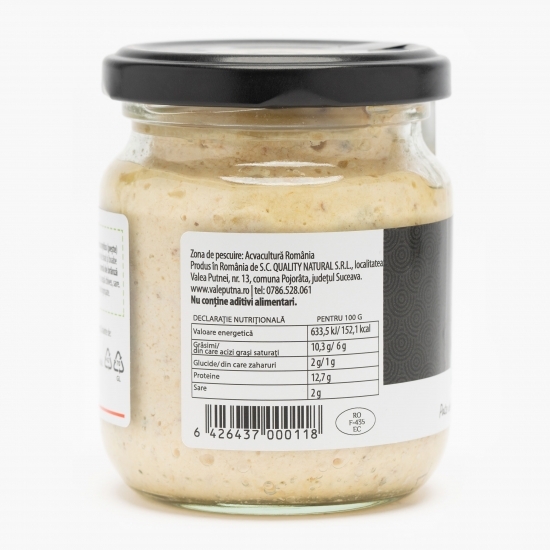 Pate de păstrăv afumat cu smântână și cremă de brânză Trutta Dux 190g