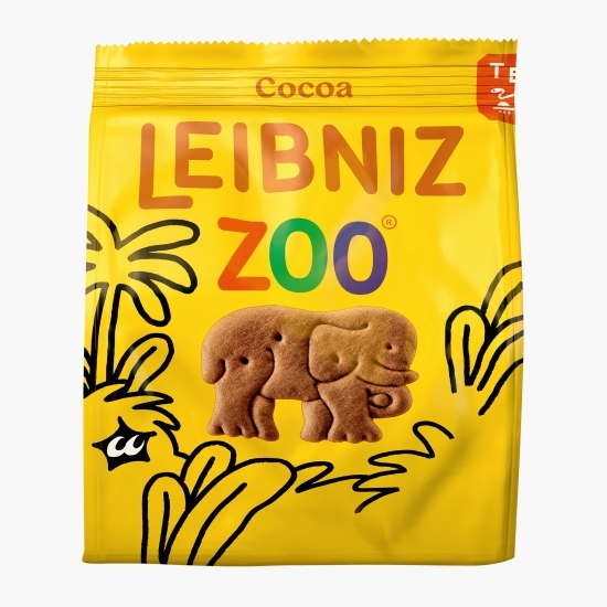 Biscuiți cu aromă de cacao Zoo 100g