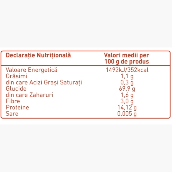 Făină de grâu pentru pizza Castelana Rossa 1kg