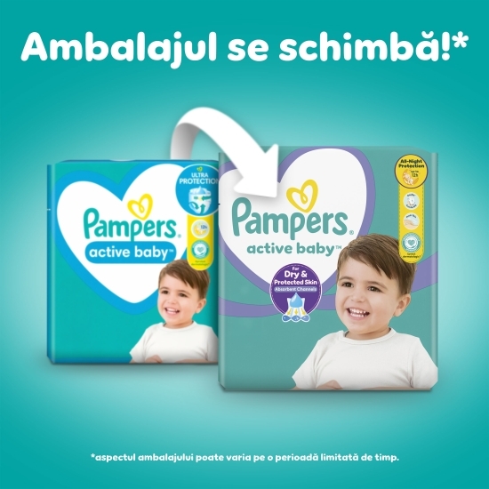 Scutece Active Baby mărimea 6, 13-18kg, 48 buc