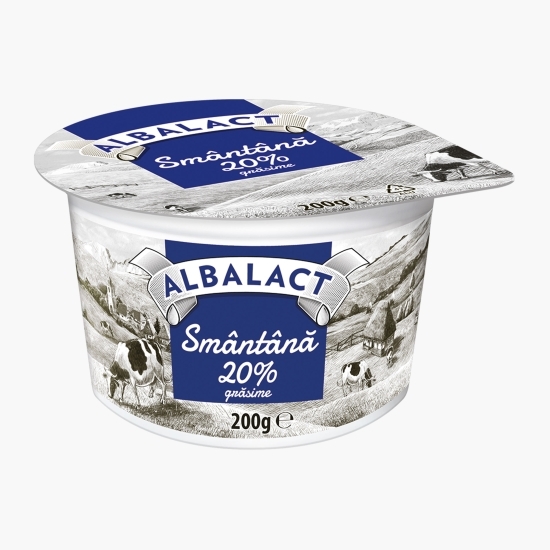 Smântână 20% grăsime 200g