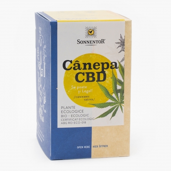 Ceai de plante cânepă CBD eco 18 plicuri
