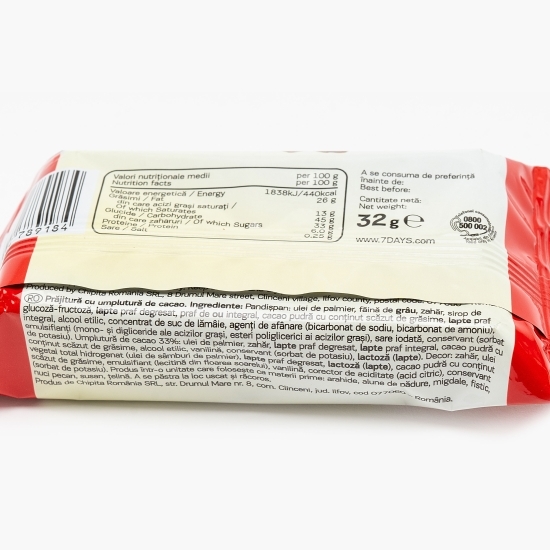 Cake Bar prăjitură cu umplutură de cacao 32g