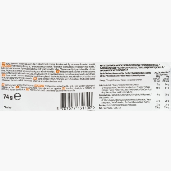 Baton proteic XL cu aromă de arahide 74g 