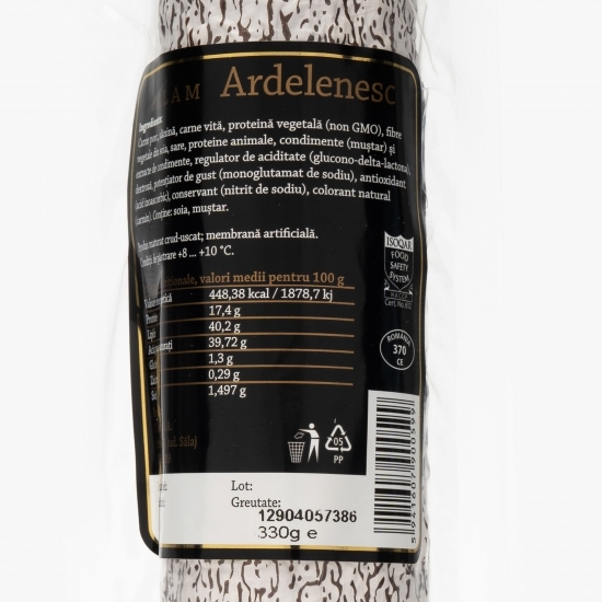 Salam ardelenesc crud-uscat 330g