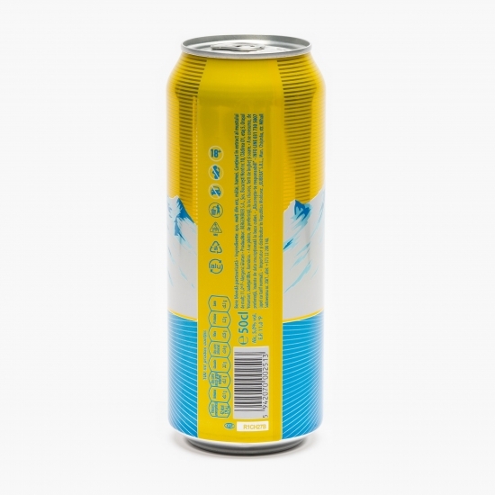 Bere blondă pasteurizată doză 0.5l