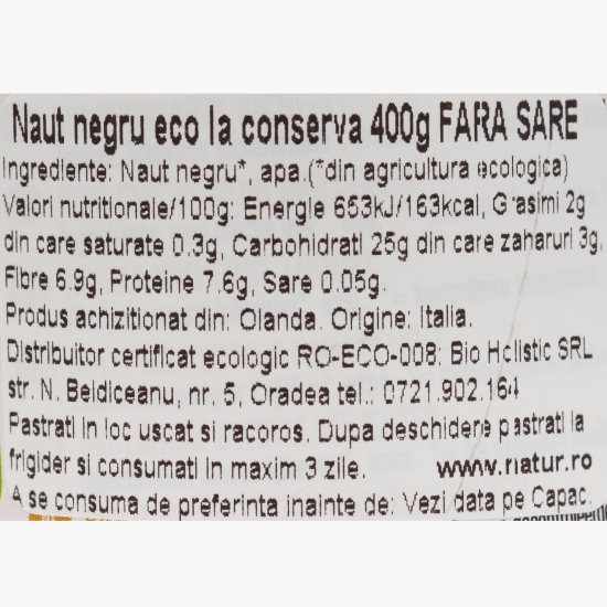 Năut negru eco 400g