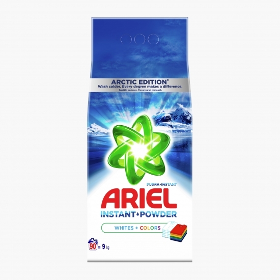Detergent de rufe pudră automat Arctic Edition 90 spălări, 9kg