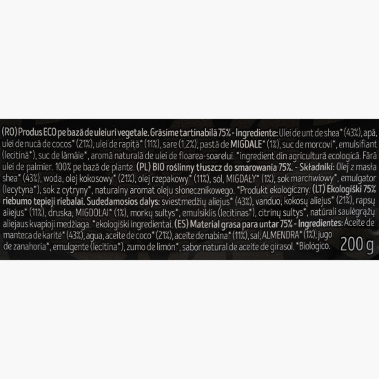 Grăsime tartinabilă eco vegană 200g