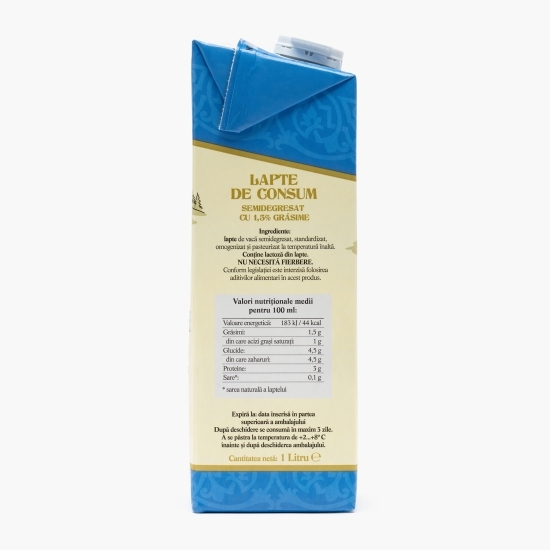 Lapte de consum 1,5% grasime 1l