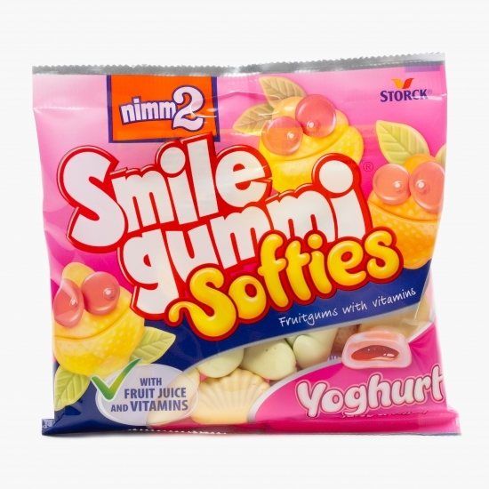 Bomboane gumate moi cu suc de fructe, iaurt și vitamine 90g