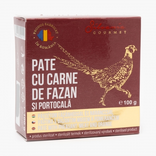 Pate cu carne de fazan și portocală 100g