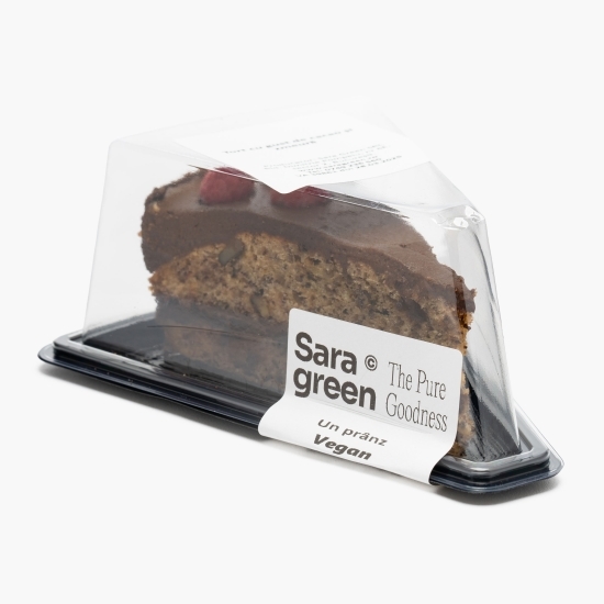 Tort vegan cu gust de cacao și zmeură 150g