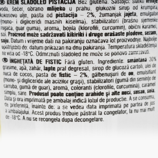 Înghețată fistic 300g
