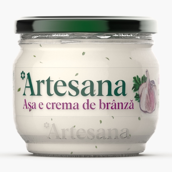 Cremă de brânză de capră cu usturoi și pătrunjel 200g