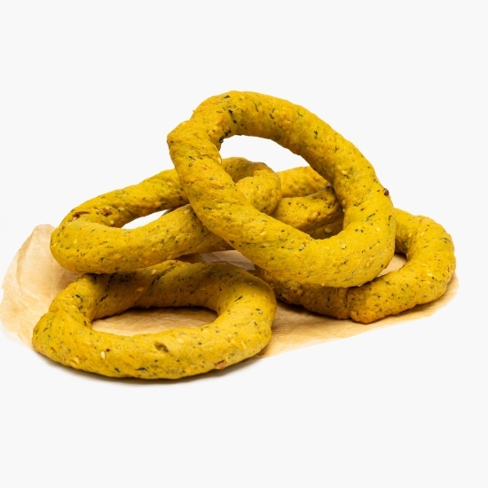 Covrigi cu spanac și praz - produs fabricat manual 200g