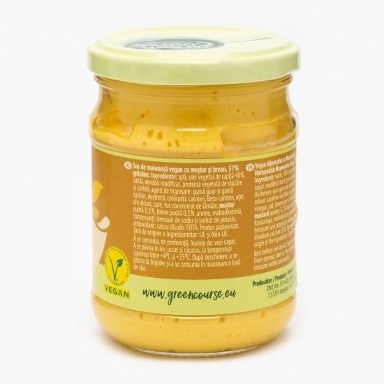 Sos de maioneză vegan cu muștar și hrean 240g