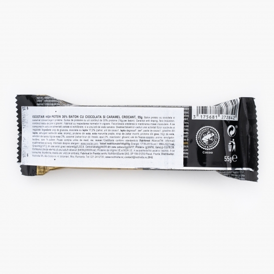 Baton cu ciocolată și caramel crocant 55g