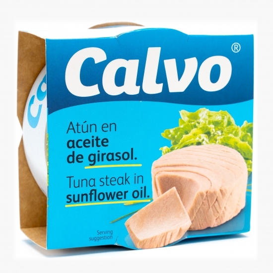 Ton în ulei de floarea-soarelui bucăți 160g