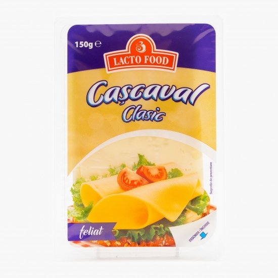 Cașcaval Clasic felii 150g 